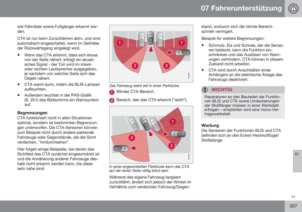 Volvo S60 II 2 Handbuch / page 269