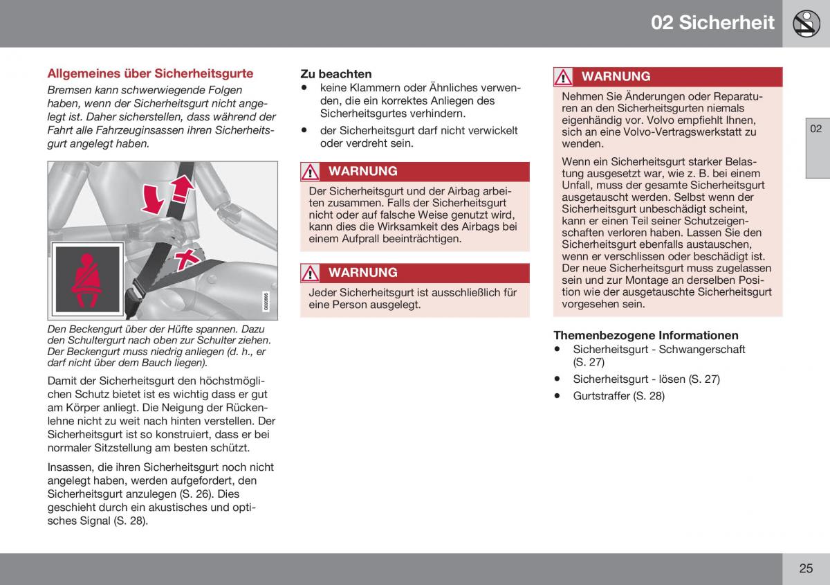 Volvo S60 II 2 Handbuch / page 27