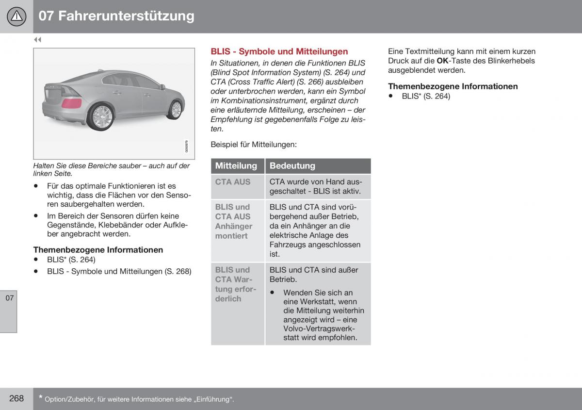 Volvo S60 II 2 Handbuch / page 270