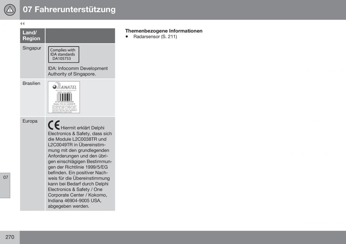 Volvo S60 II 2 Handbuch / page 272