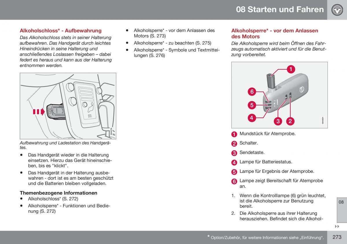 Volvo S60 II 2 Handbuch / page 275