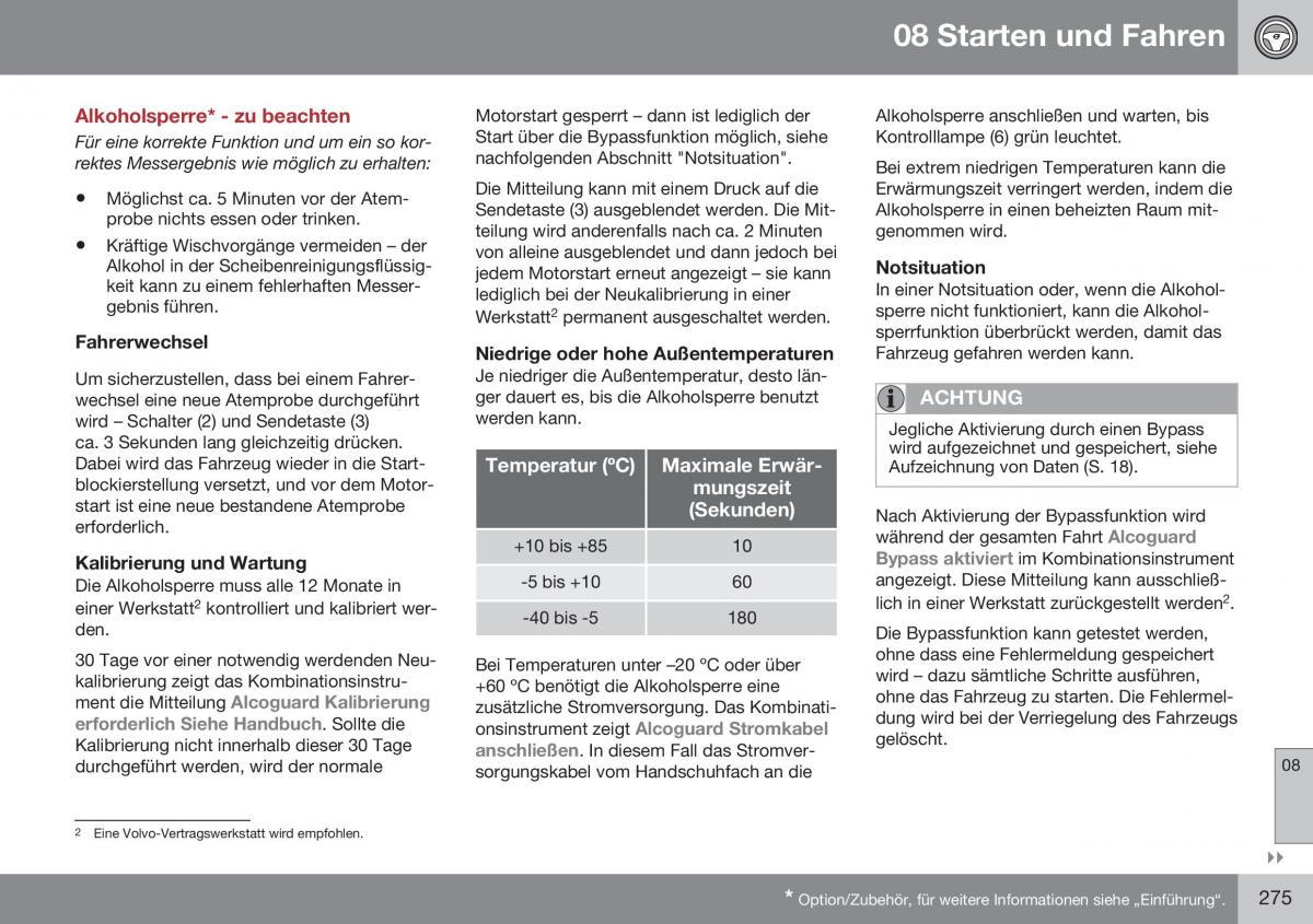 Volvo S60 II 2 Handbuch / page 277