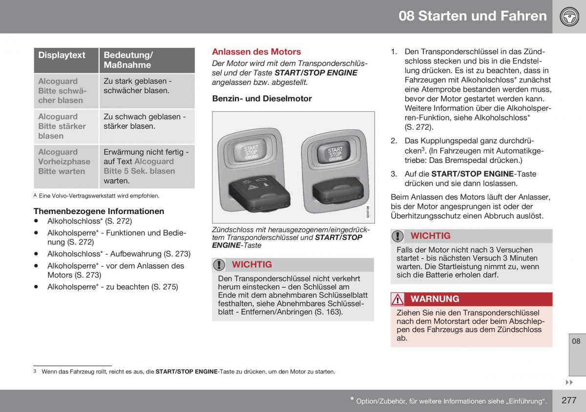 Volvo S60 II 2 Handbuch / page 279