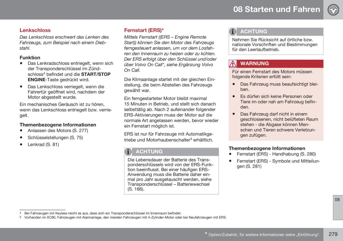 Volvo S60 II 2 Handbuch / page 281