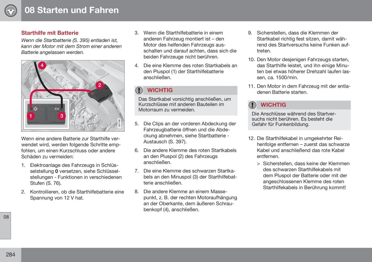 Volvo S60 II 2 Handbuch / page 286