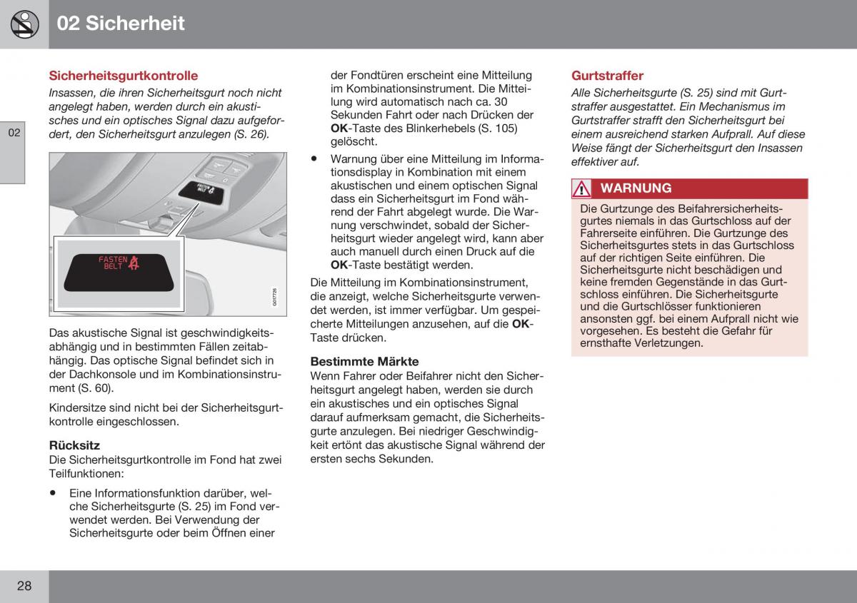 Volvo S60 II 2 Handbuch / page 30