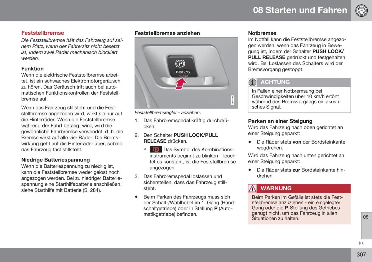 Volvo S60 II 2 Handbuch / page 309