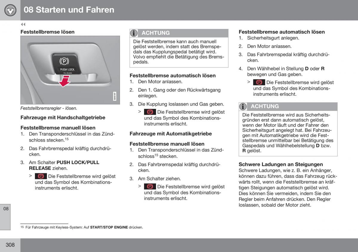 Volvo S60 II 2 Handbuch / page 310