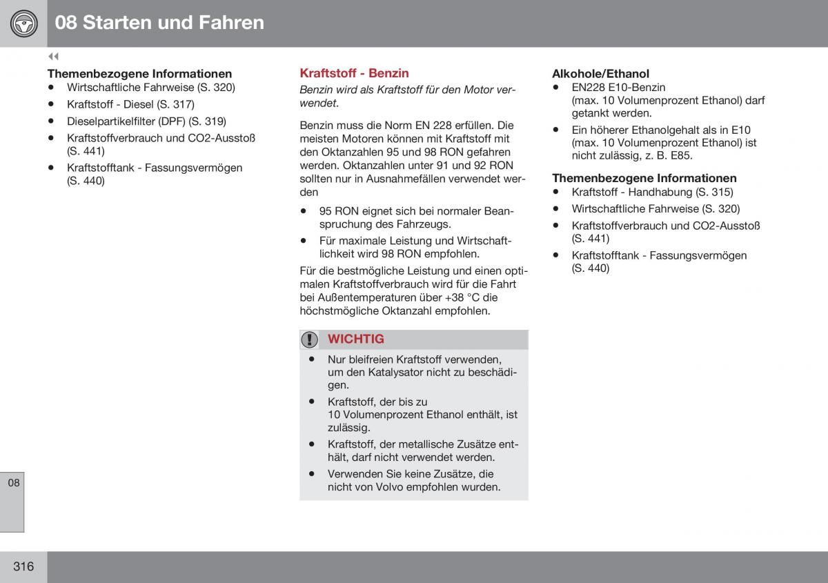 Volvo S60 II 2 Handbuch / page 318