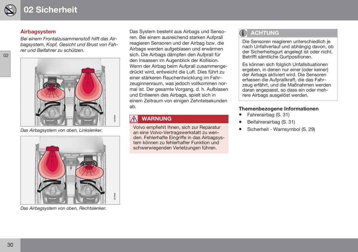 Volvo S60 II 2 Handbuch / page 32