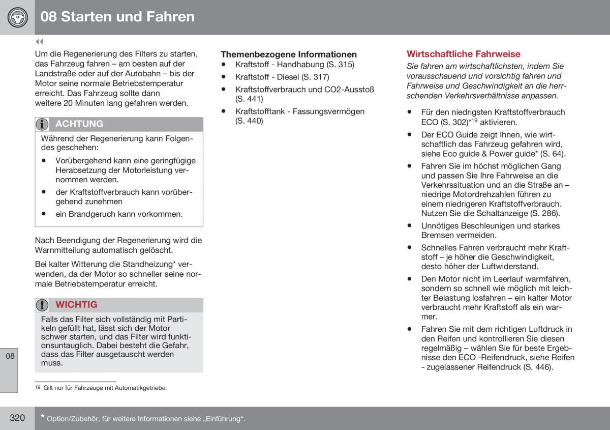 Volvo S60 II 2 Handbuch / page 322