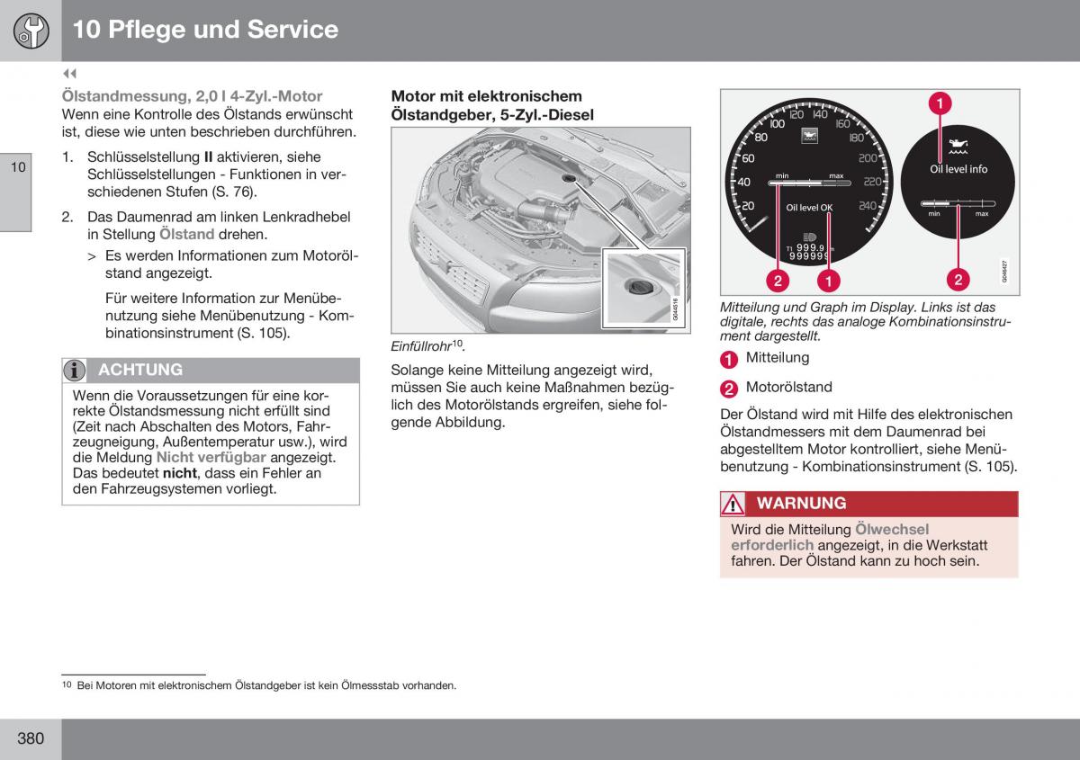 Volvo S60 II 2 Handbuch / page 382