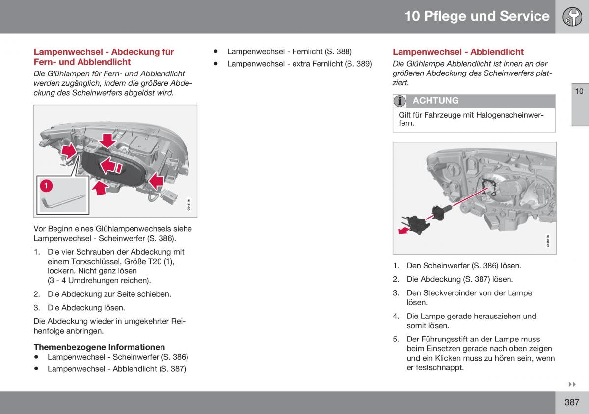 Volvo S60 II 2 Handbuch / page 389