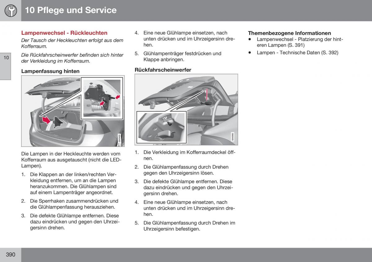 Volvo S60 II 2 Handbuch / page 392