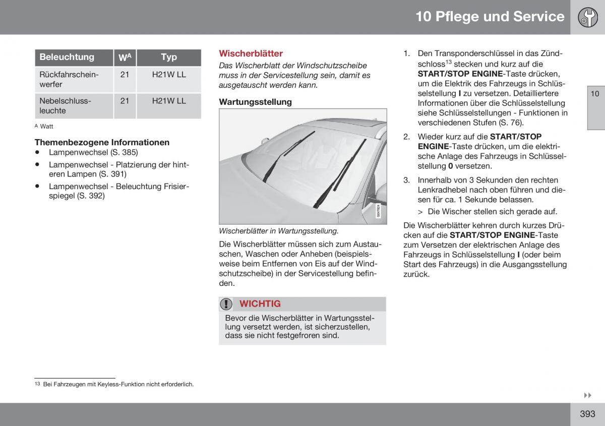 Volvo S60 II 2 Handbuch / page 395