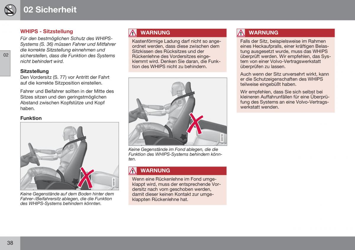 Volvo S60 II 2 Handbuch / page 40