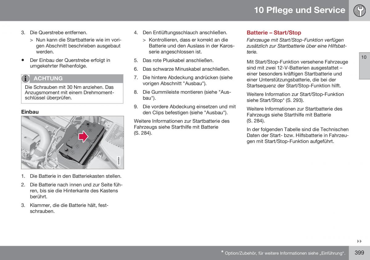 Volvo S60 II 2 Handbuch / page 401