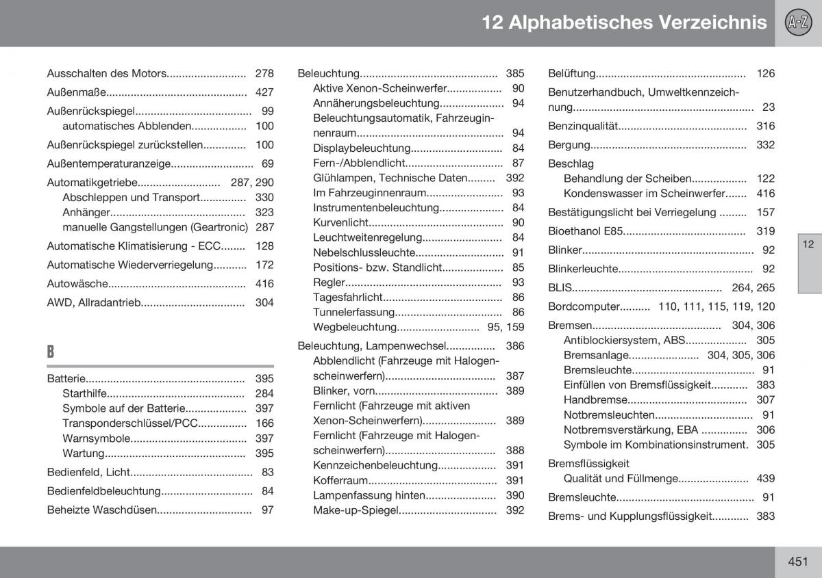 Volvo S60 II 2 Handbuch / page 453