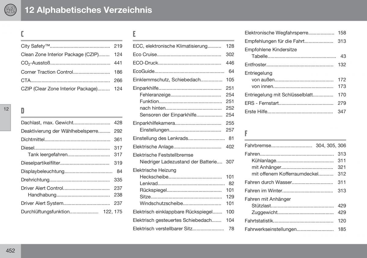 Volvo S60 II 2 Handbuch / page 454