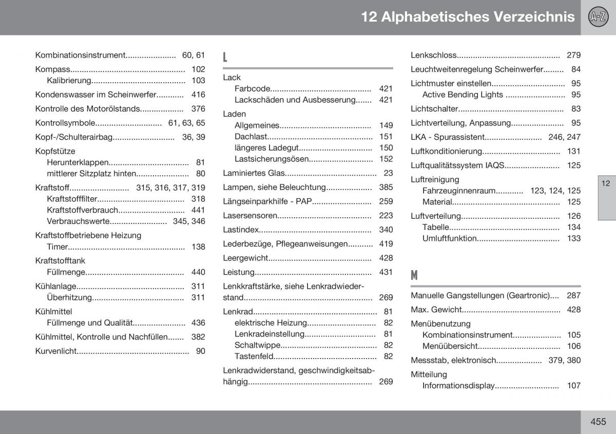 Volvo S60 II 2 Handbuch / page 457