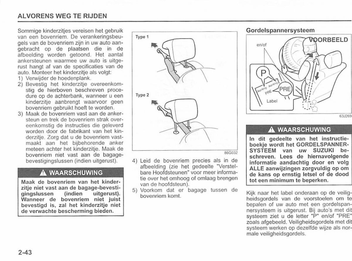 Suzuki Swift IV 4 handleiding / page 63