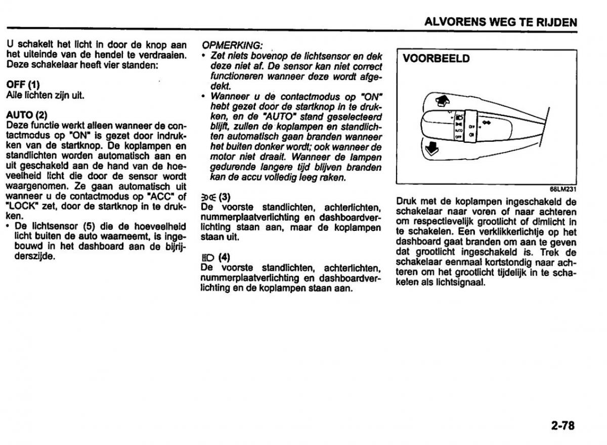 Suzuki Swift IV 4 handleiding / page 98