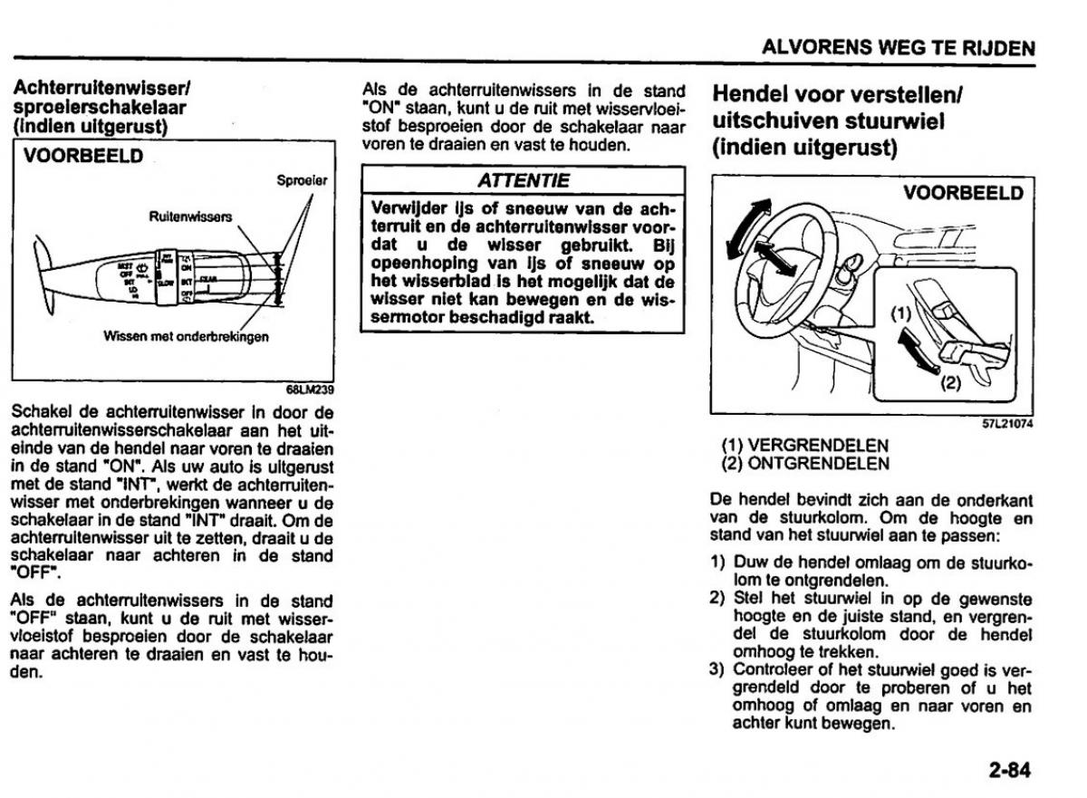 Suzuki Swift IV 4 handleiding / page 104