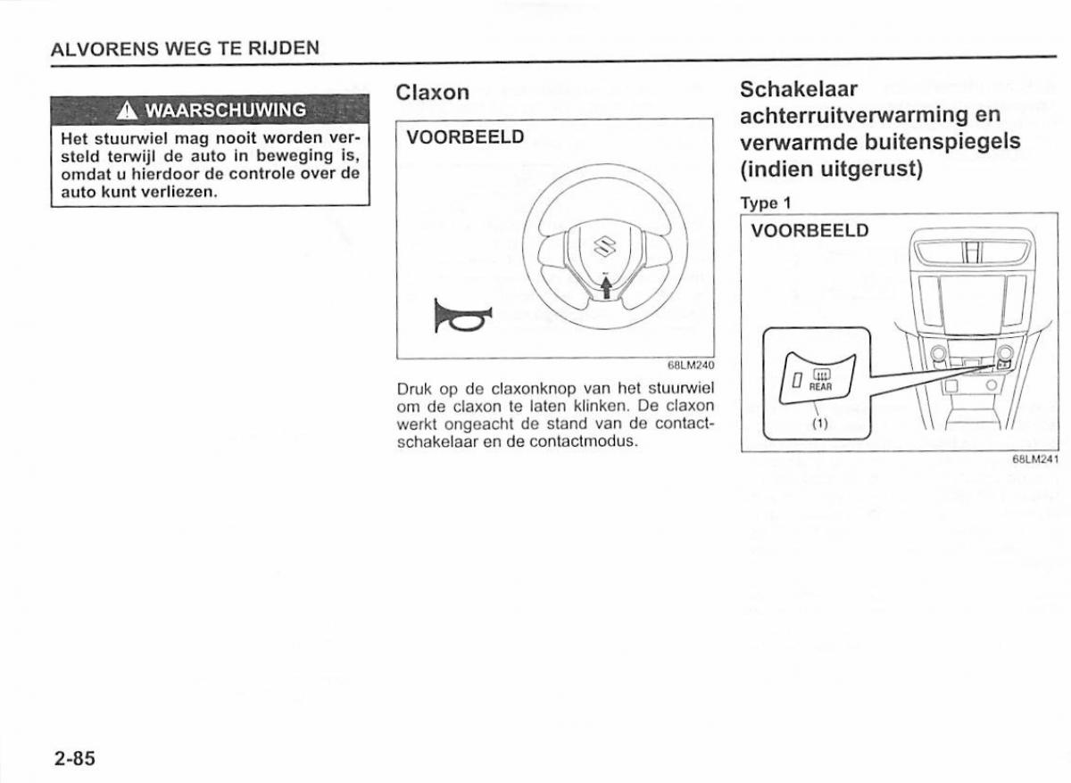 Suzuki Swift IV 4 handleiding / page 105