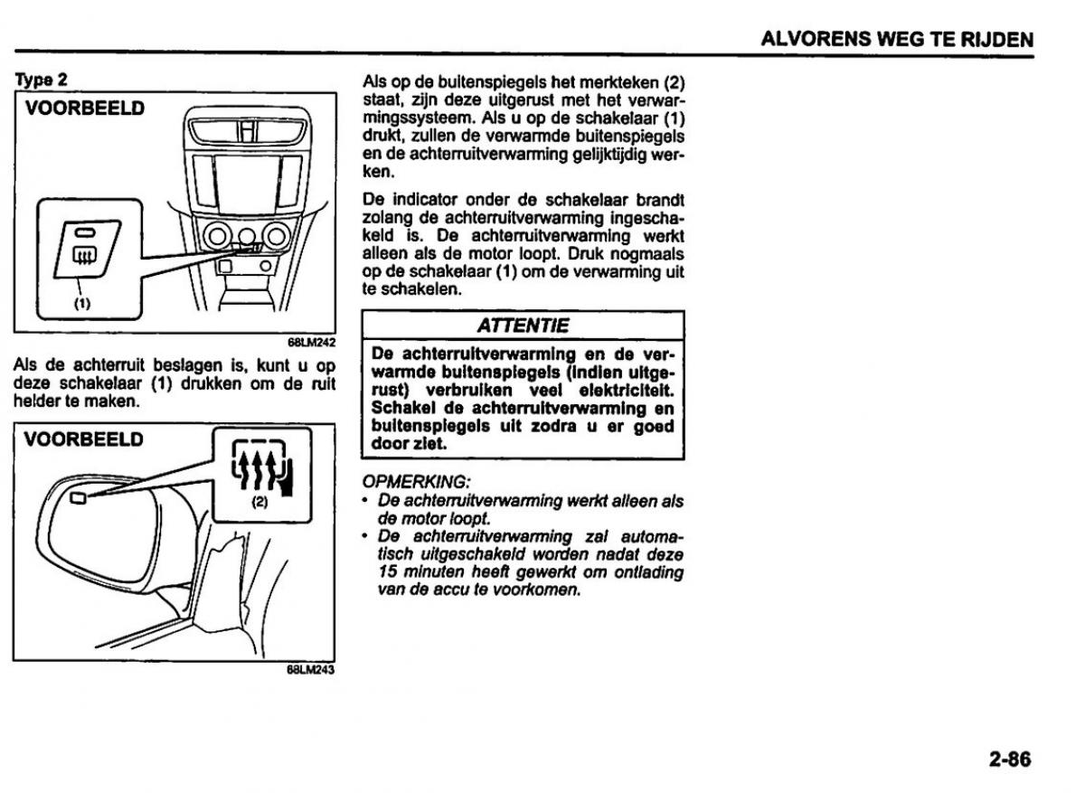 Suzuki Swift IV 4 handleiding / page 106