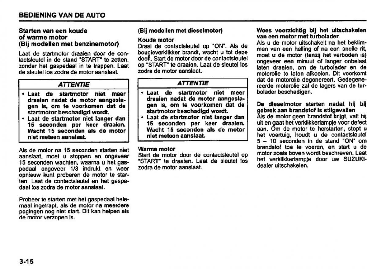 Suzuki Swift IV 4 handleiding / page 123