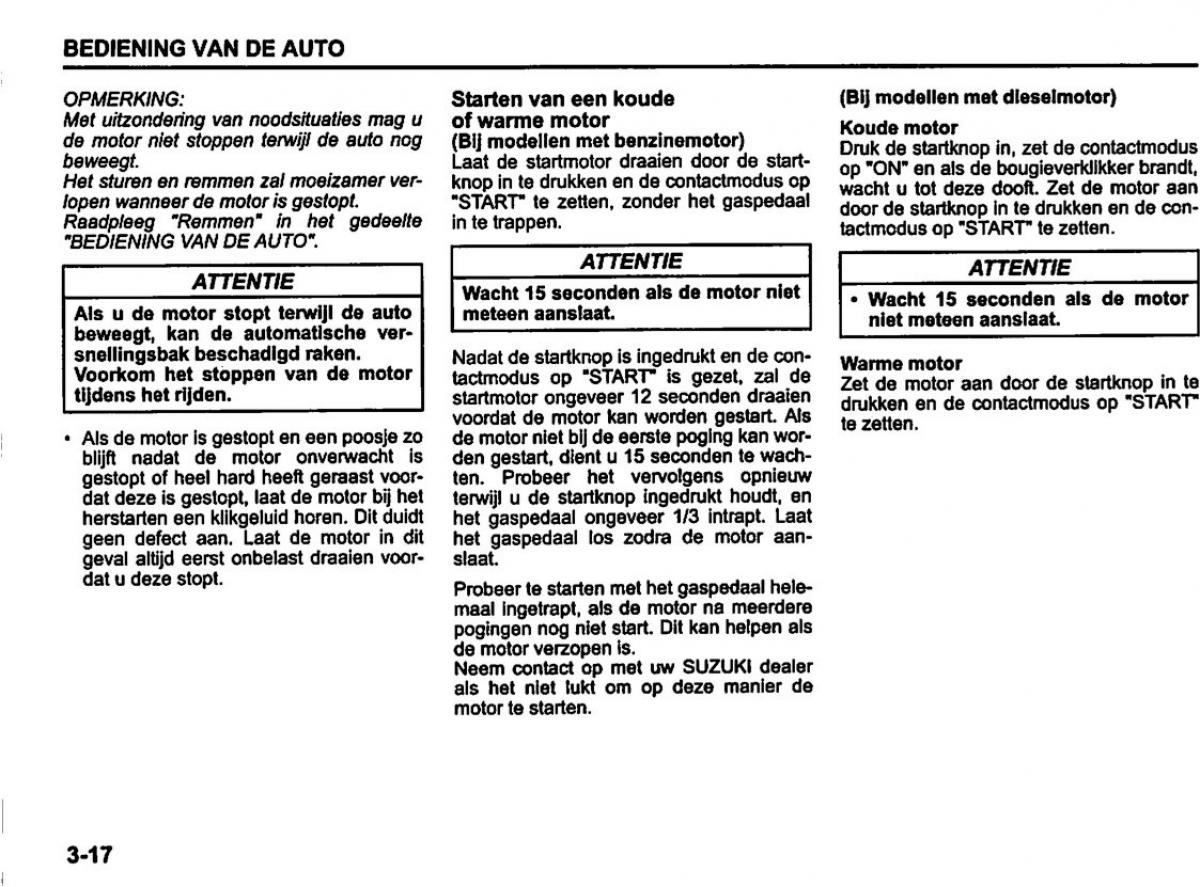 Suzuki Swift IV 4 handleiding / page 125