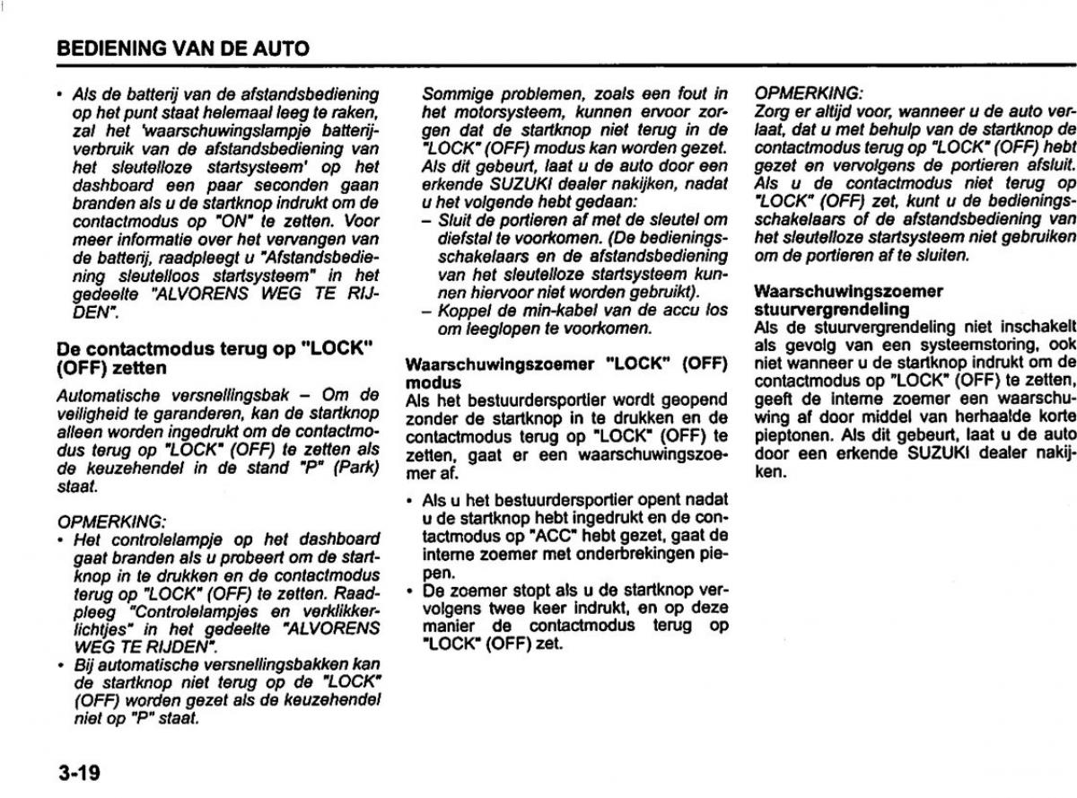 Suzuki Swift IV 4 handleiding / page 127