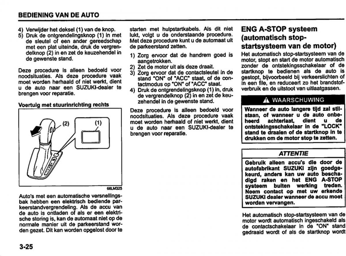 Suzuki Swift IV 4 handleiding / page 133