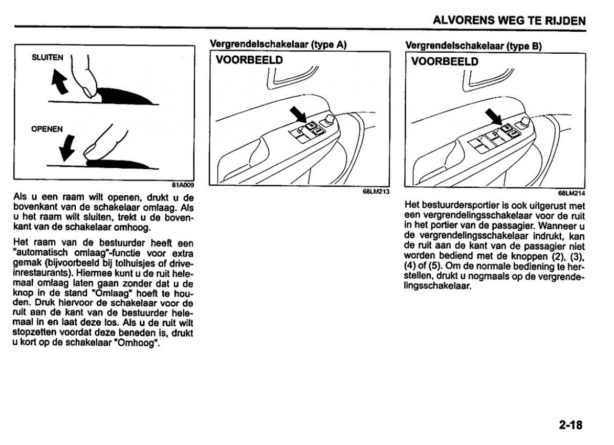 Suzuki Swift IV 4 handleiding / page 38