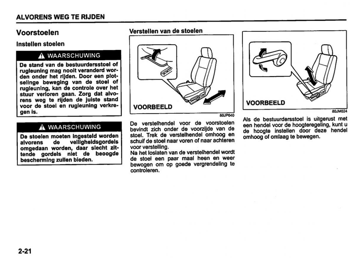 Suzuki Swift IV 4 handleiding / page 41