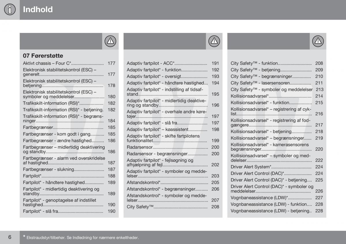 Volvo S60 II 2 Bilens instruktionsbog / page 8