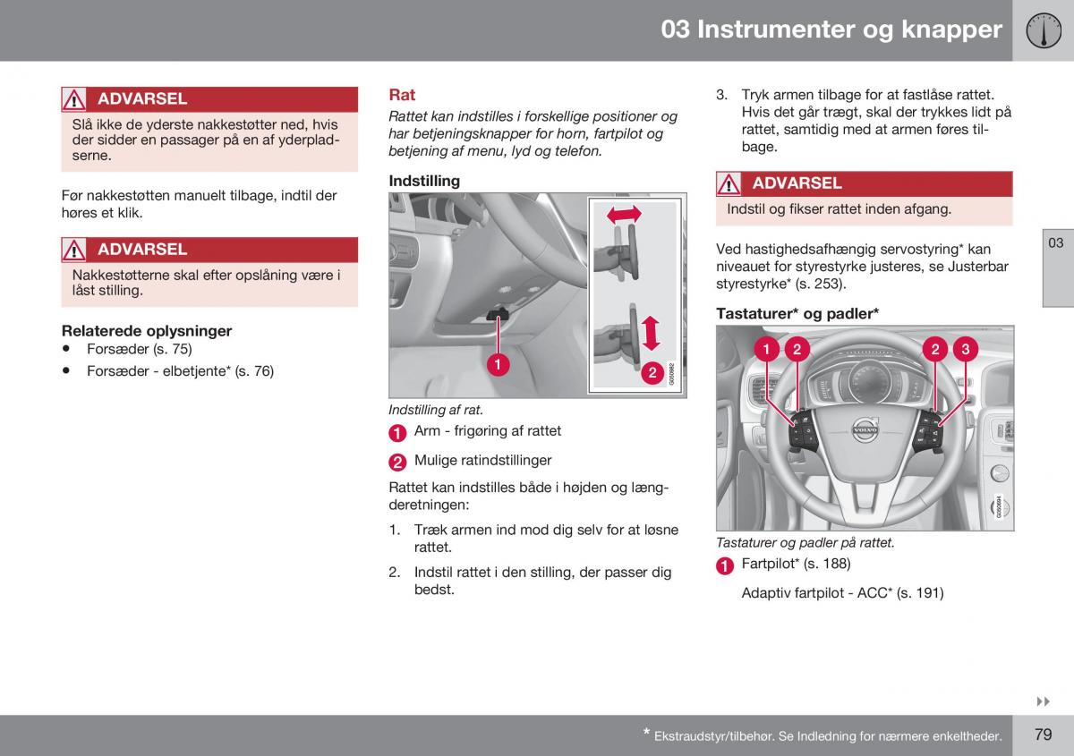 Volvo S60 II 2 Bilens instruktionsbog / page 81