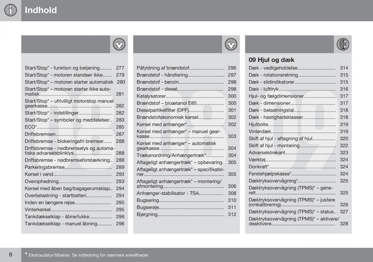 Volvo S60 II 2 Bilens instruktionsbog / page 10