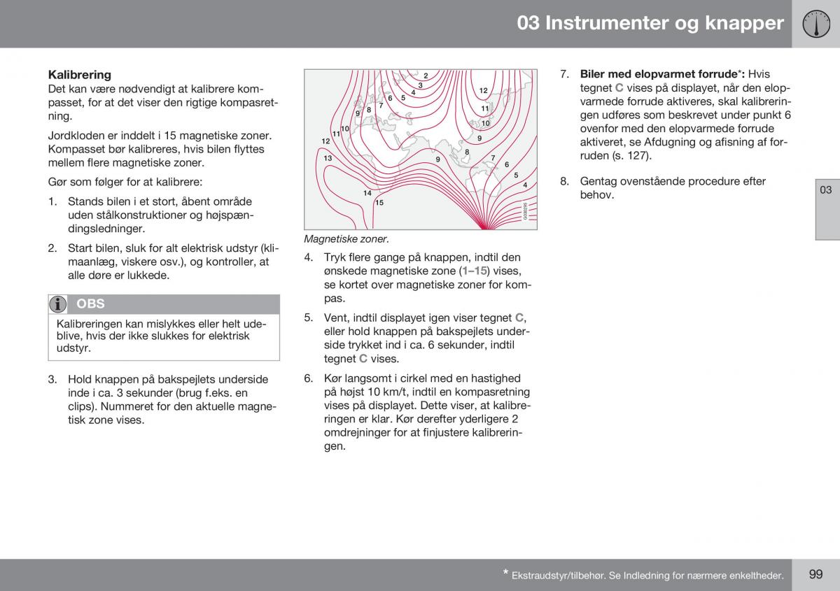 Volvo S60 II 2 Bilens instruktionsbog / page 101