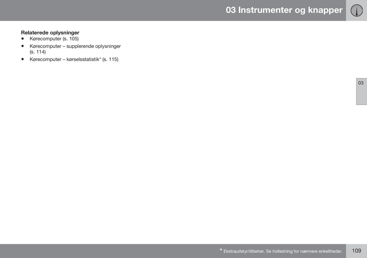 Volvo S60 II 2 Bilens instruktionsbog / page 111