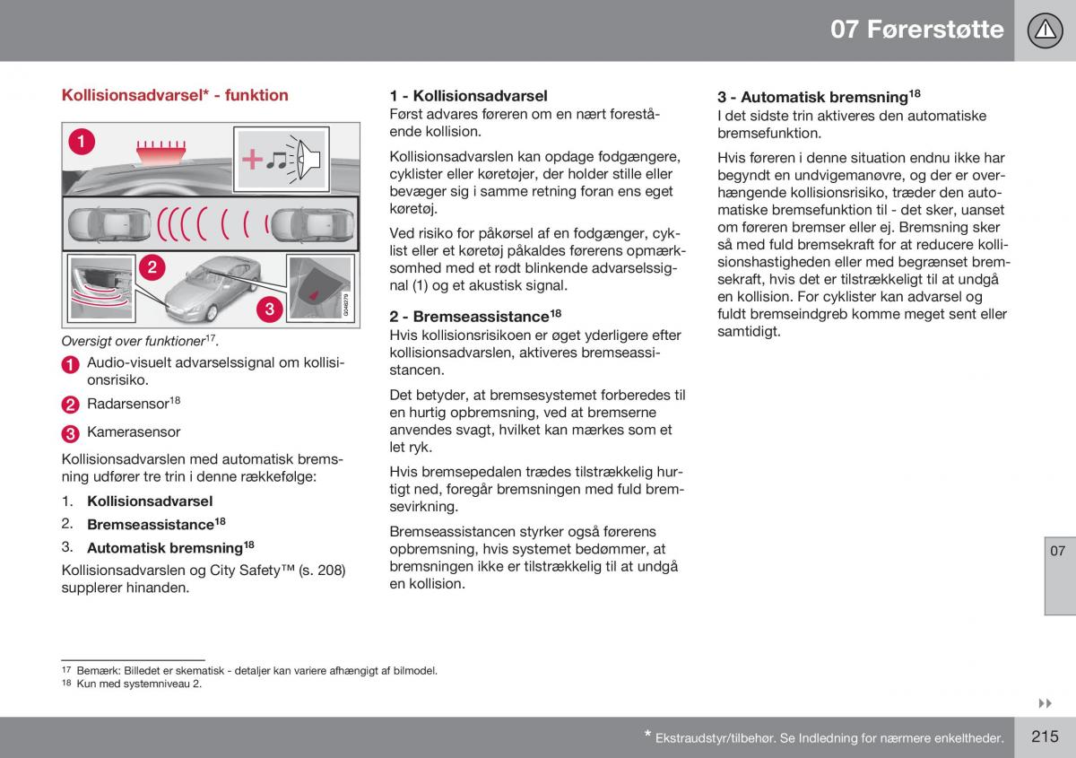 Volvo S60 II 2 Bilens instruktionsbog / page 217