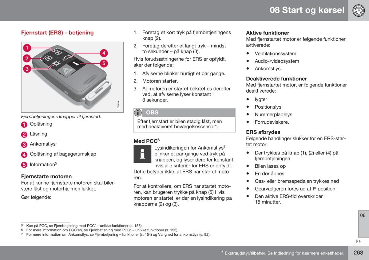 Volvo S60 II 2 Bilens instruktionsbog / page 265