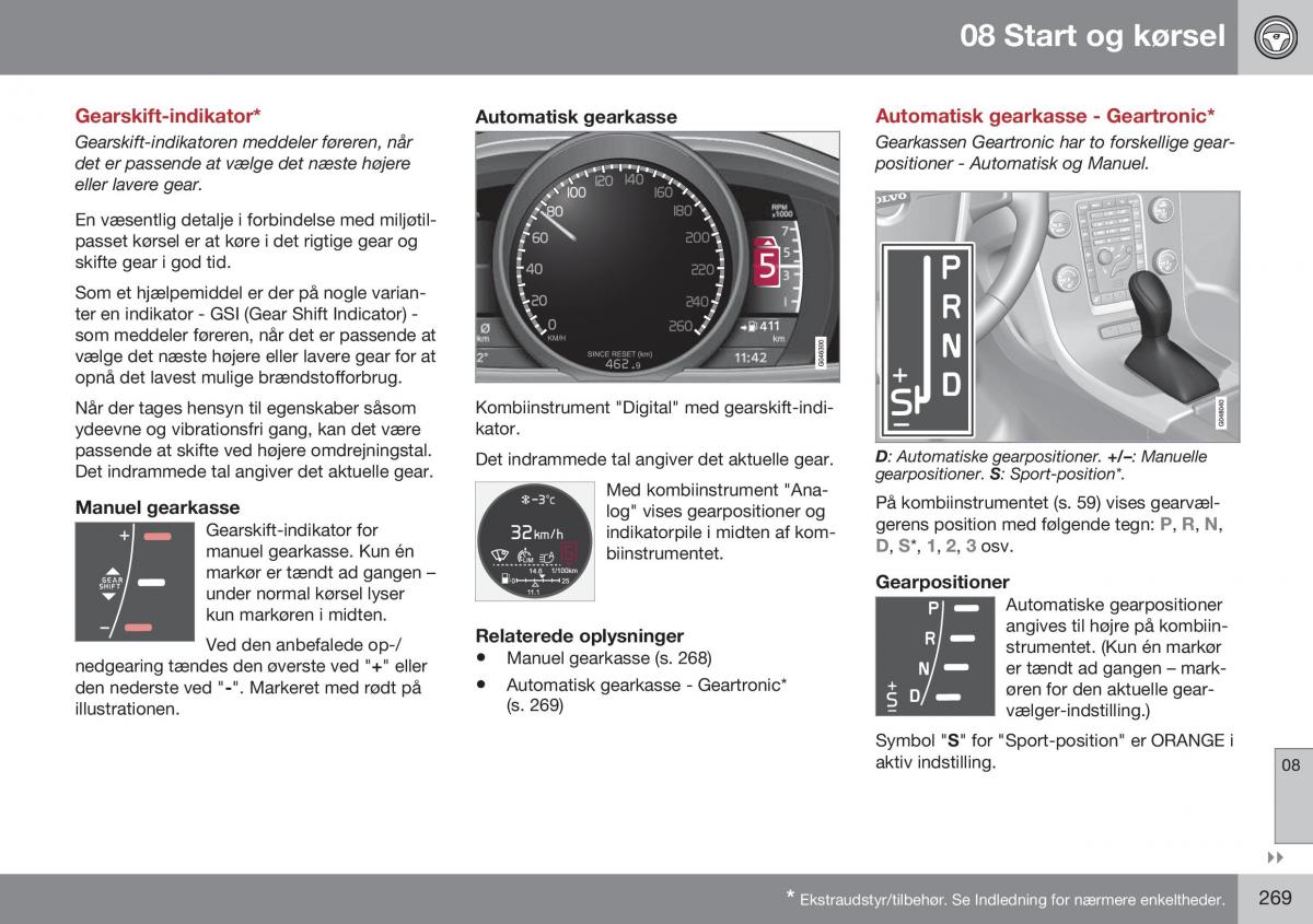 Volvo S60 II 2 Bilens instruktionsbog / page 271