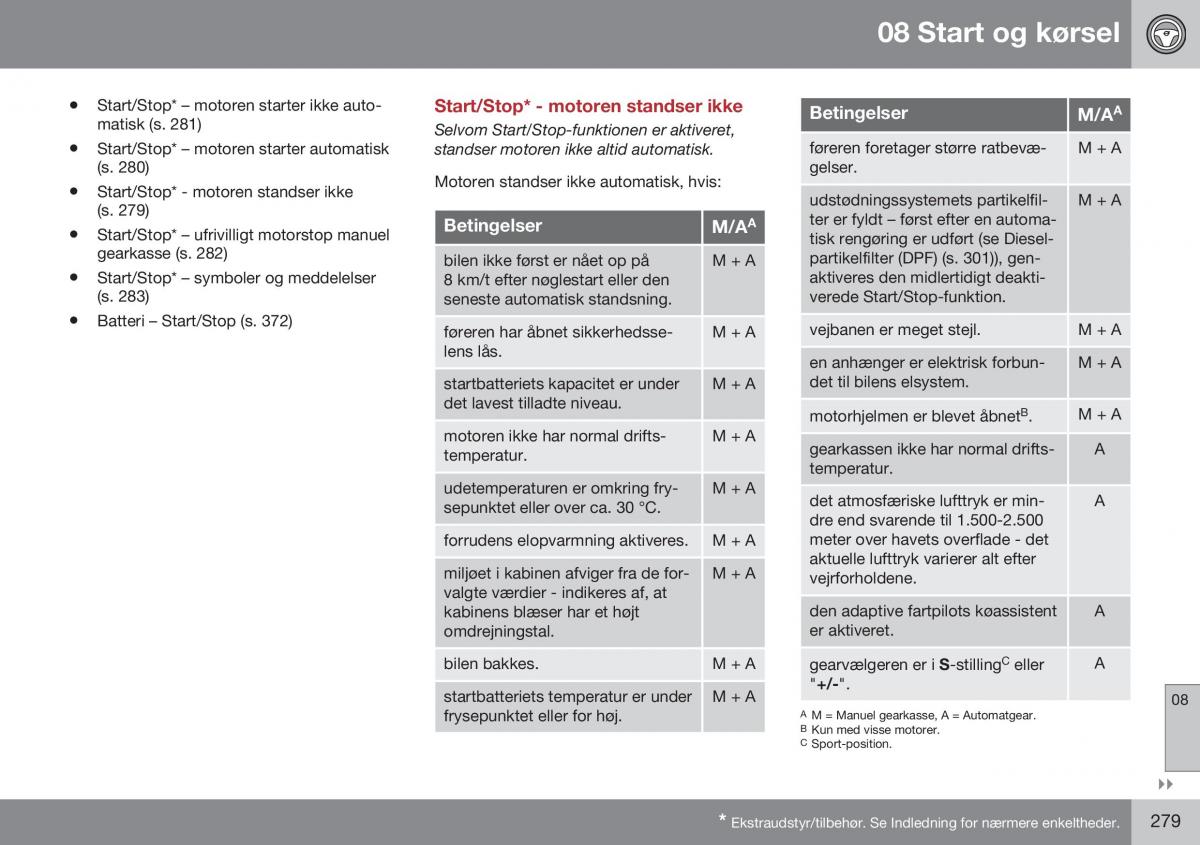 Volvo S60 II 2 Bilens instruktionsbog / page 281