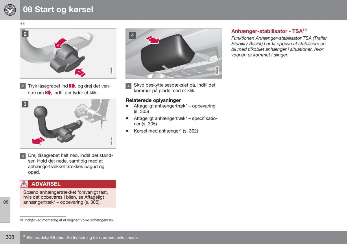 Volvo S60 II 2 Bilens instruktionsbog / page 310