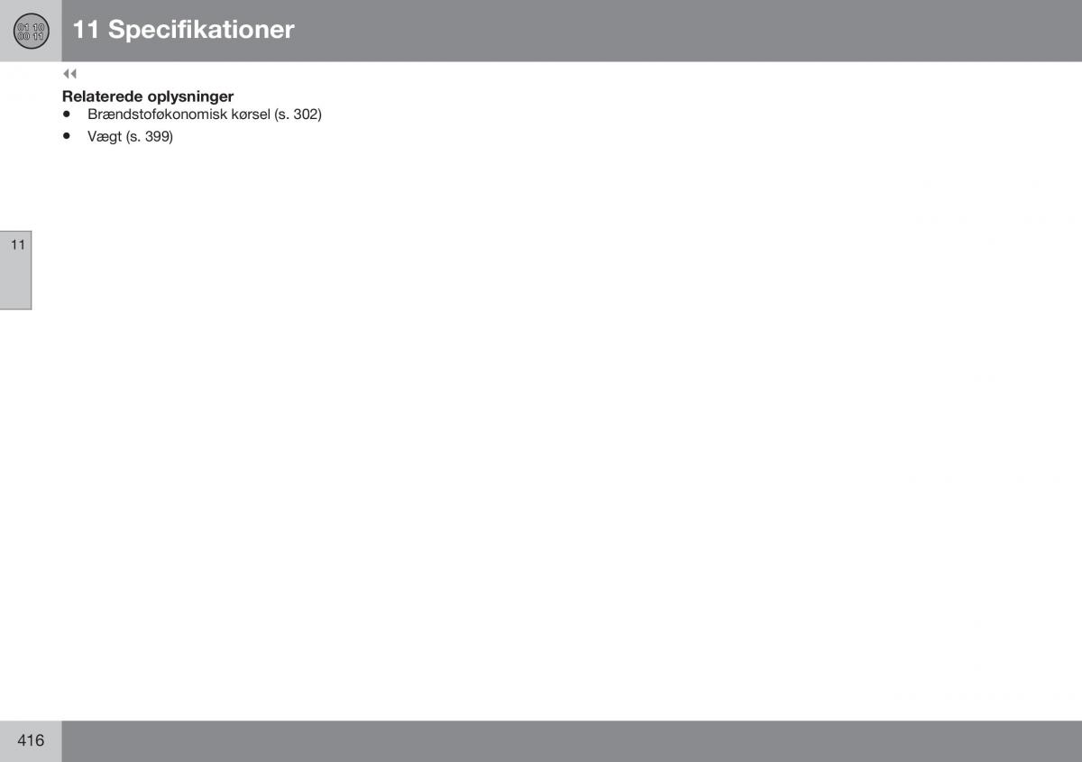 Volvo S60 II 2 Bilens instruktionsbog / page 418