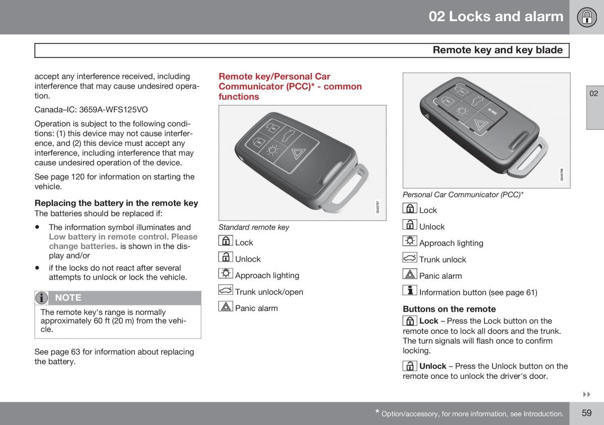 Volvo S60 II 2 owners manual / page 61