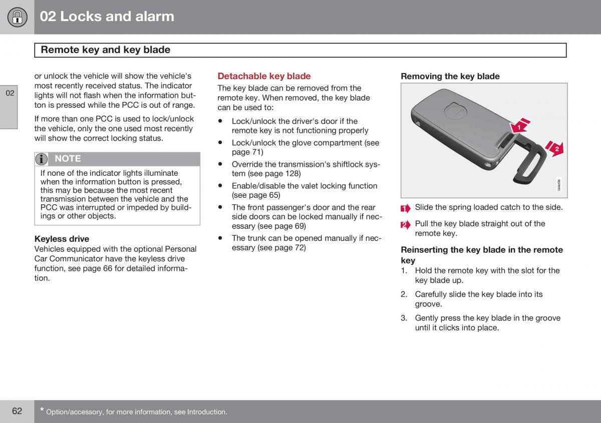 Volvo S60 II 2 owners manual / page 64