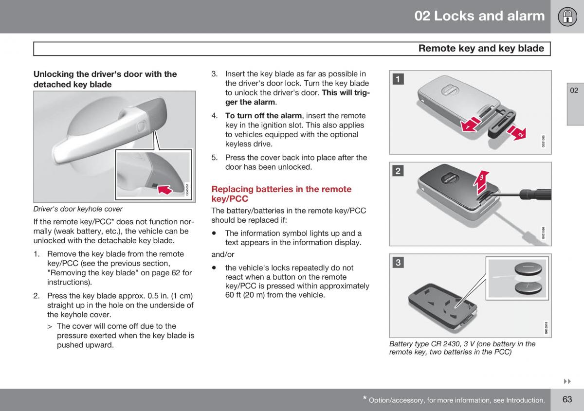 Volvo S60 II 2 owners manual / page 65