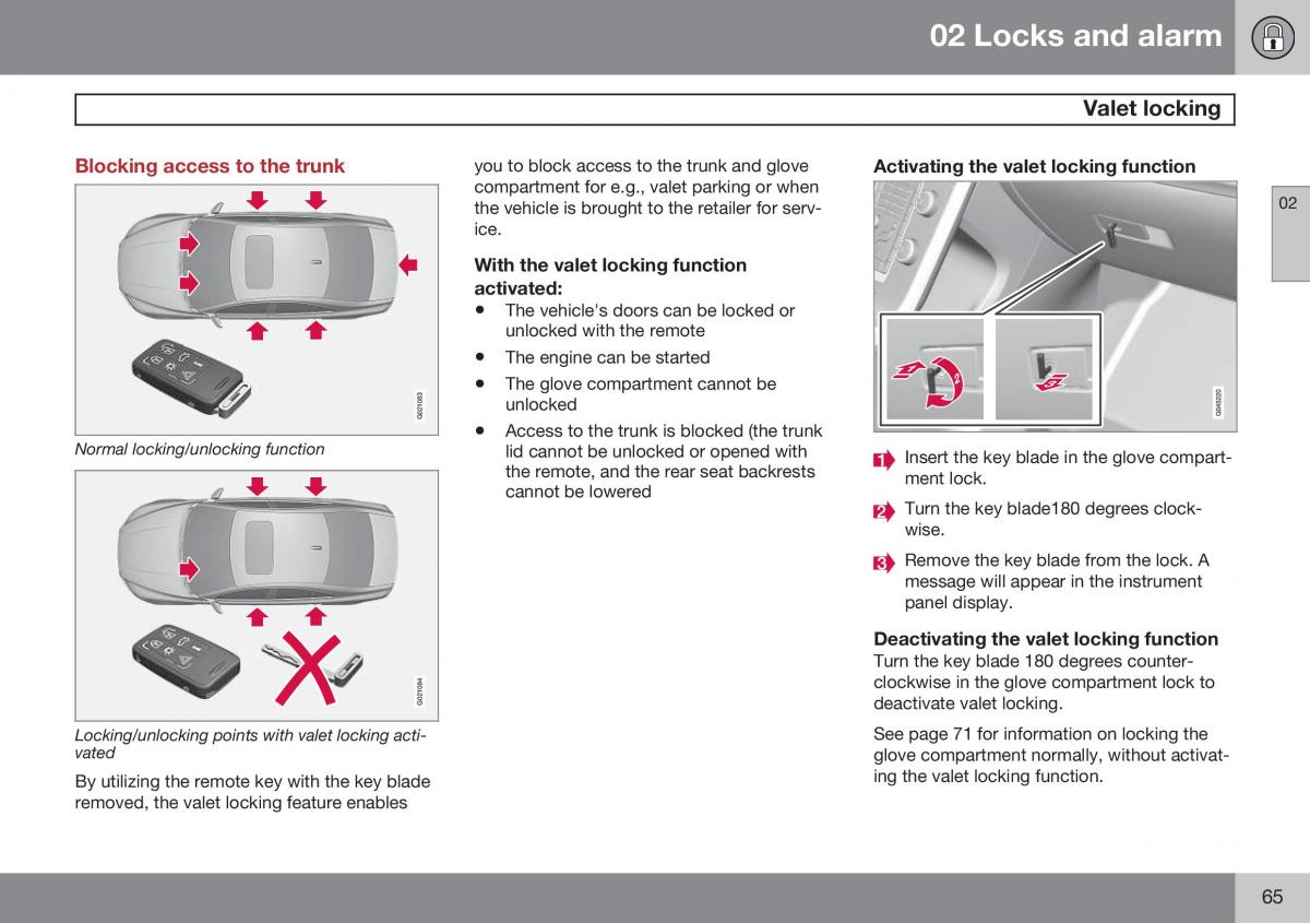 Volvo S60 II 2 owners manual / page 67